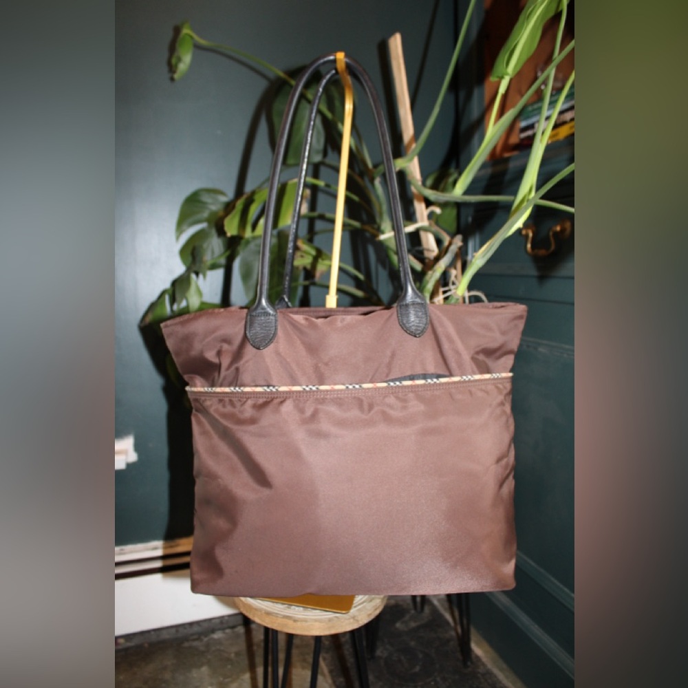 Burberry Nova Check nylon tote bag